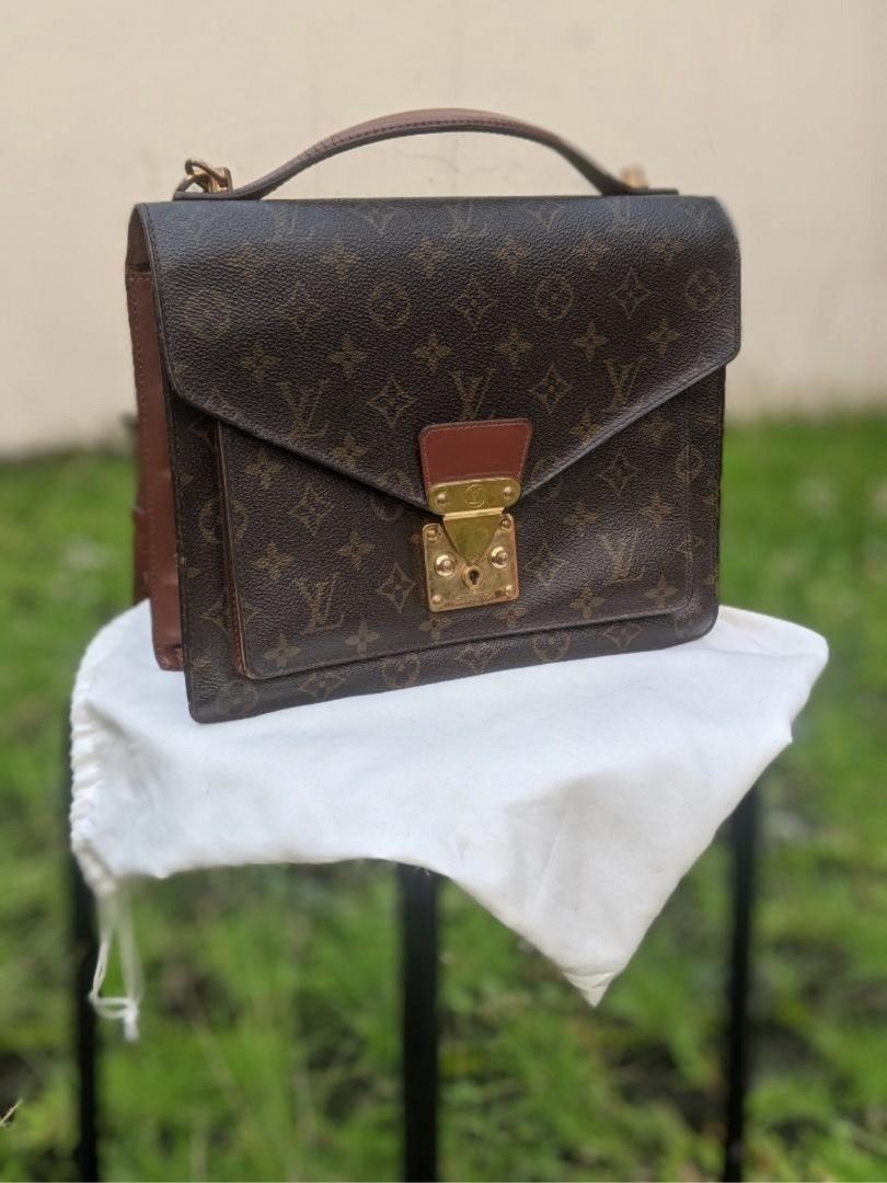 Louis Vuitton Monogram Monceau M51185 2WAY Shoulder Hand Bag Used 231001T