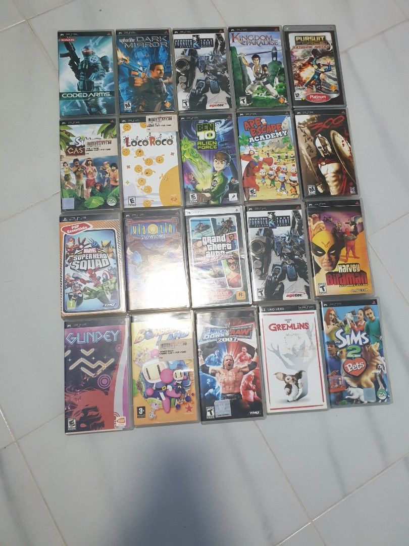 30 Psp games bundle, Video Gaming, Video Games, PlayStation on Carousell