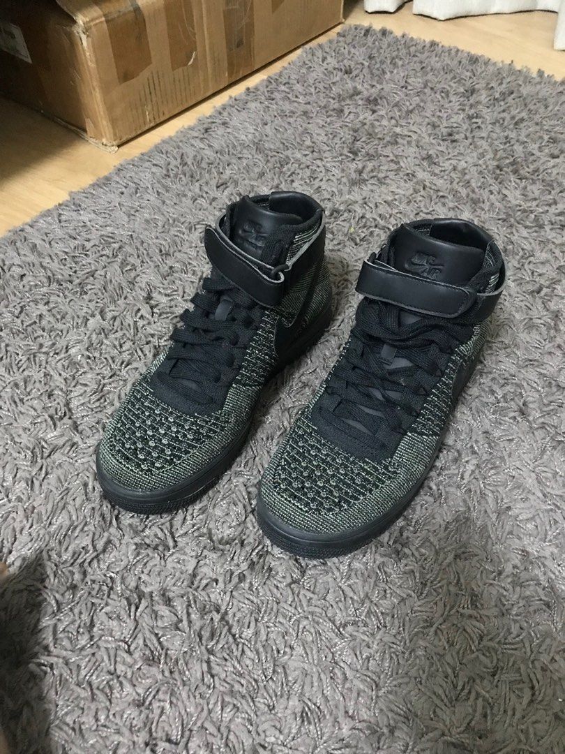 Nike air force 1 ultra flyknit store mid palm green