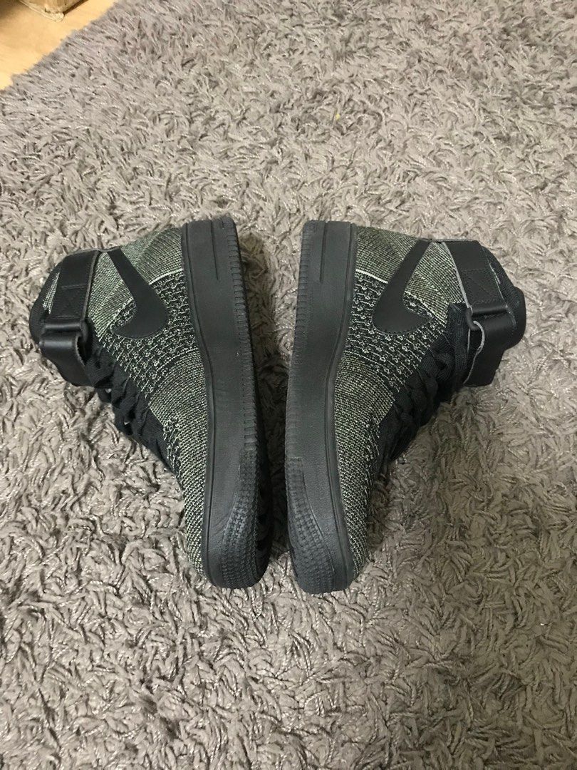 Nike air force 1 ultra flyknit mid palm green clearance