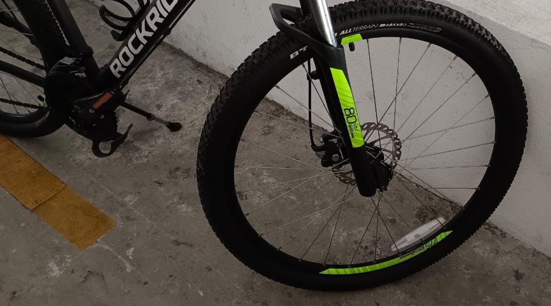 ROCKRIDER ST 520 Black Sports Equipment Bicycles Parts