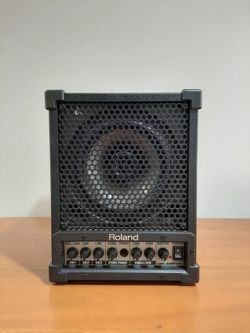 Roland CM-30 Tragbarer Monitorverstärker 30 Watt – Mit 6,5" 2-Wege-Lautsprecher Für Studio & Live