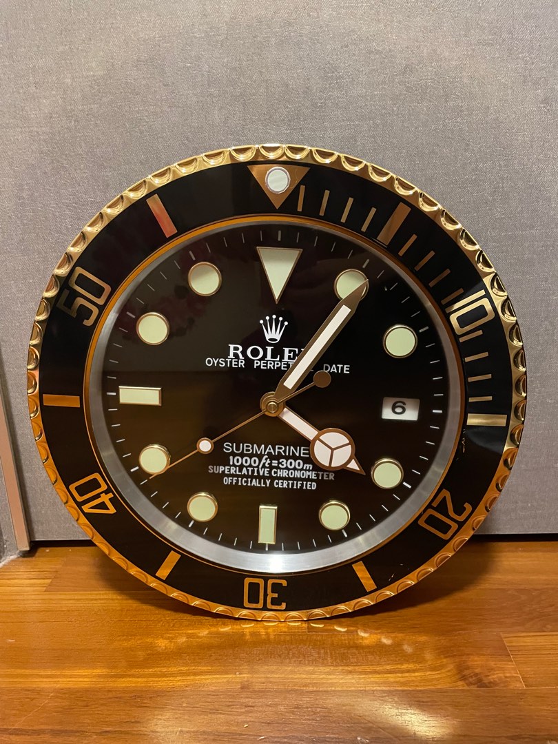 Rolex submariner wall clock Furniture Home Living Home Decor
