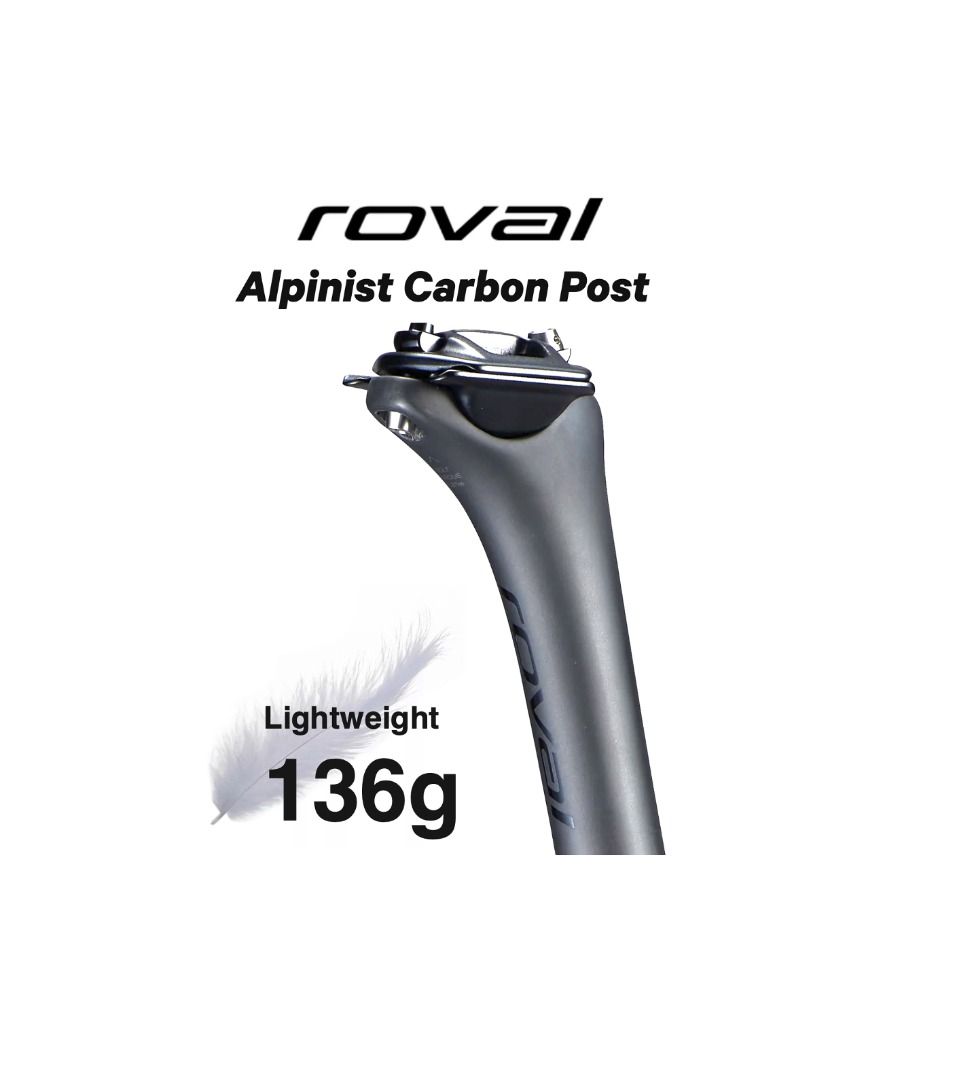 Roval Alpinist Carbon Seatpost (27.2mm x 300mm), Sports Equipment