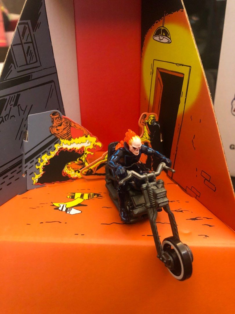 Vehiculo De Juguete Hot Wheels Hot Wheels MARVEL Ghost Rider Motorcycle & Figure Collectible SDCC 2022 | En Línea