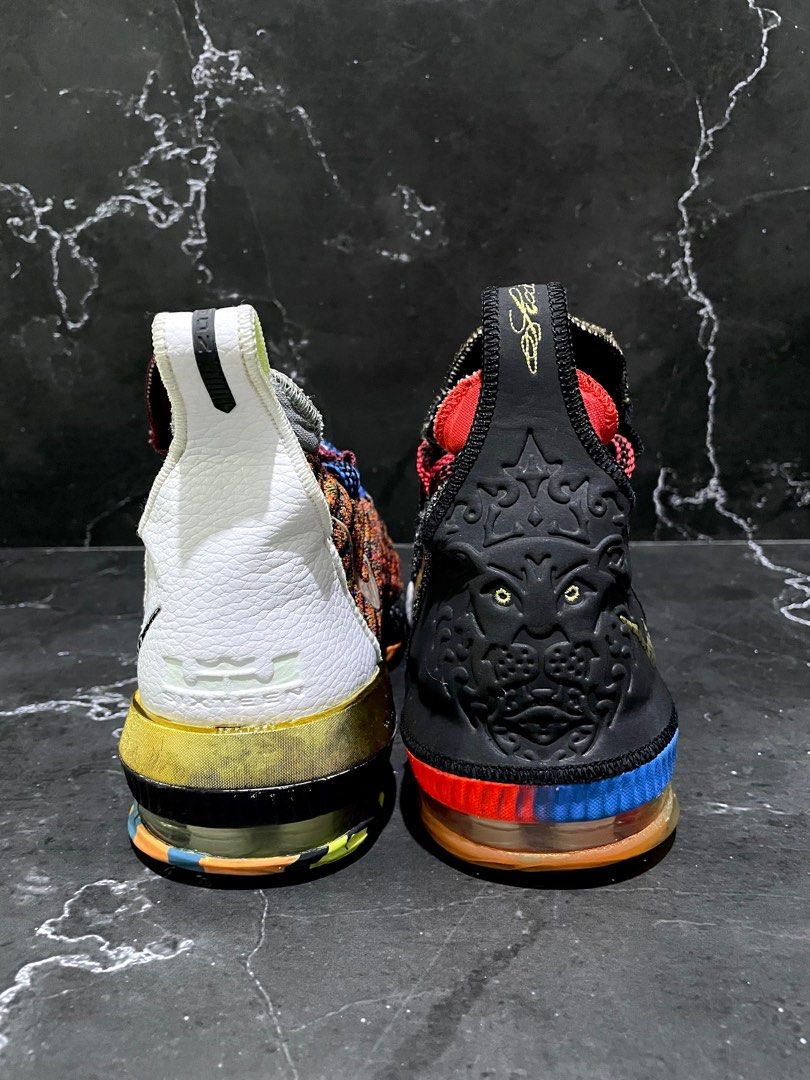 Sepatu Nike LeBron 16 XVI LMTD “What The” Multicolor made in Vietnam size  US 8 41 insole 26cm, Fesyen Pria, Sepatu , Sneakers di Carousell