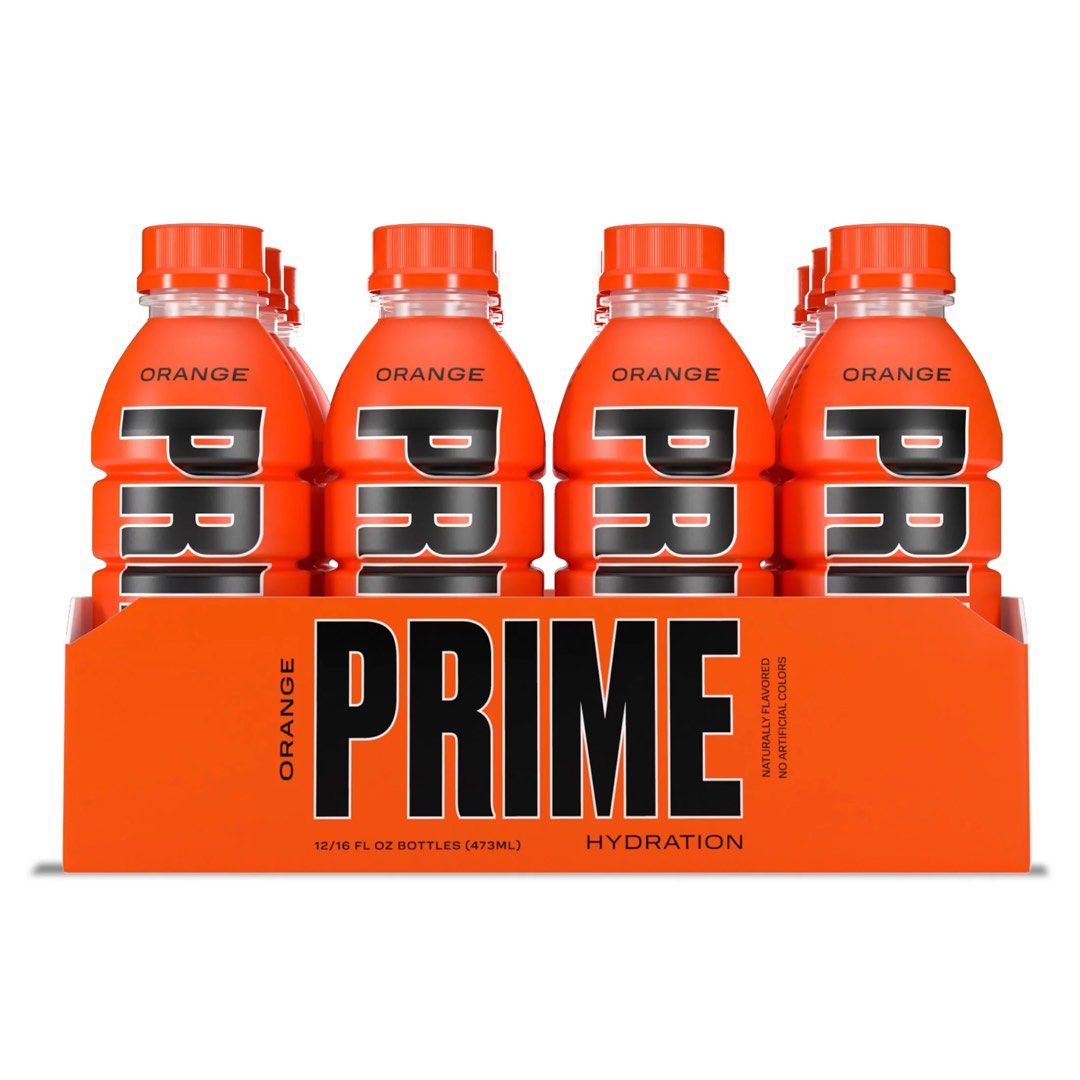 [SG CHEAPEST] Prime hydration drink Orange Flavour Logan Paul X KSI (12