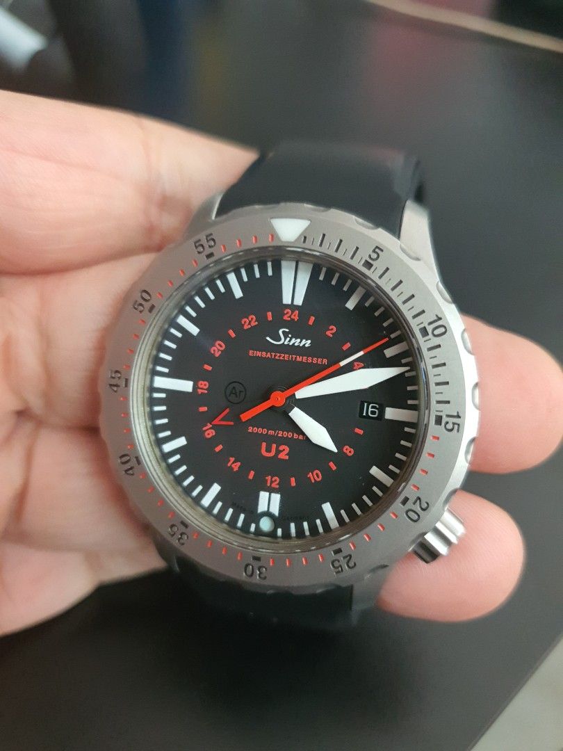 Sinn U2 GMT Silver