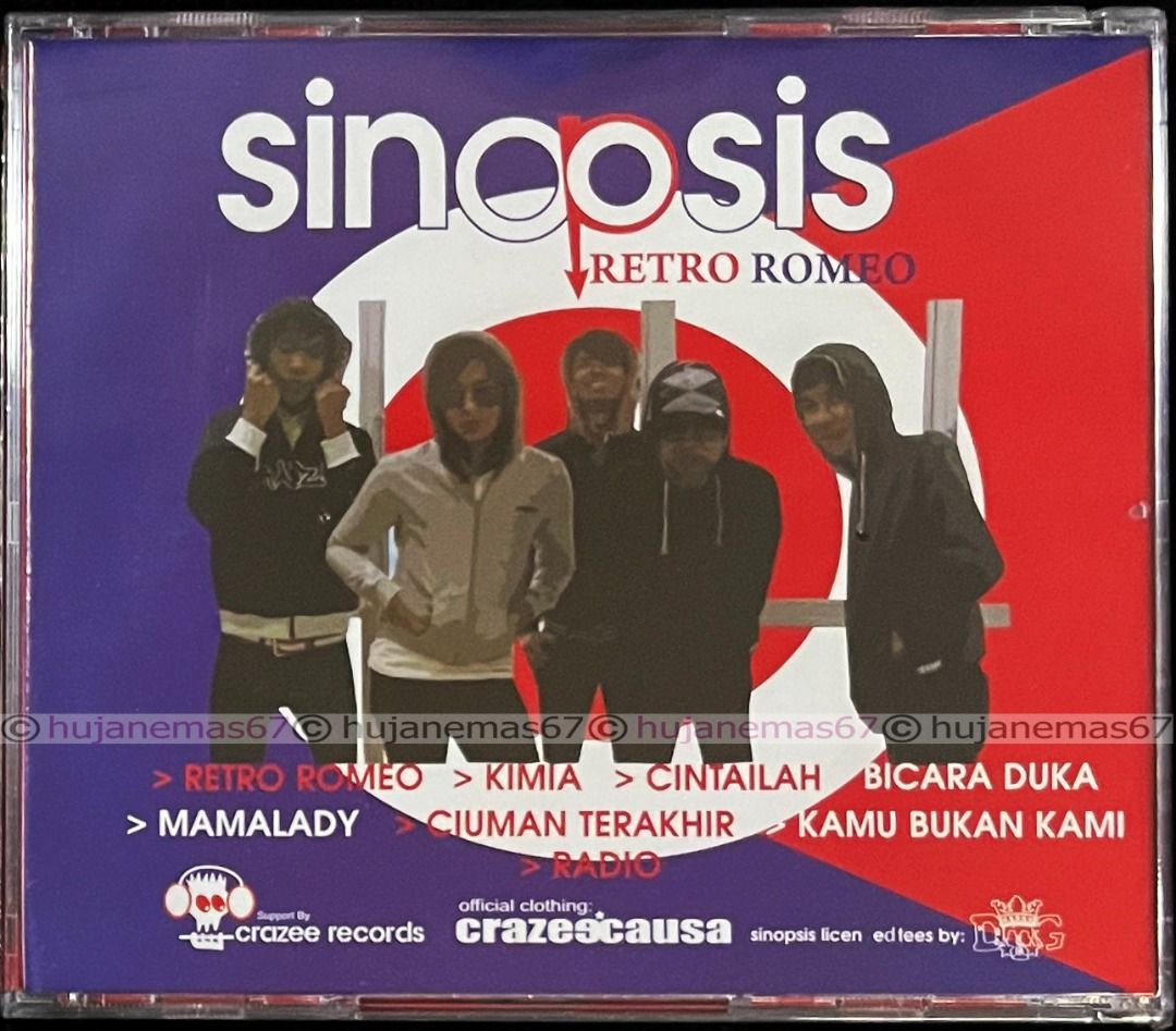 SINOPSIS (INDIE BAND) - Retro Romeo 2006 ORIGINAL CD (Underground ...