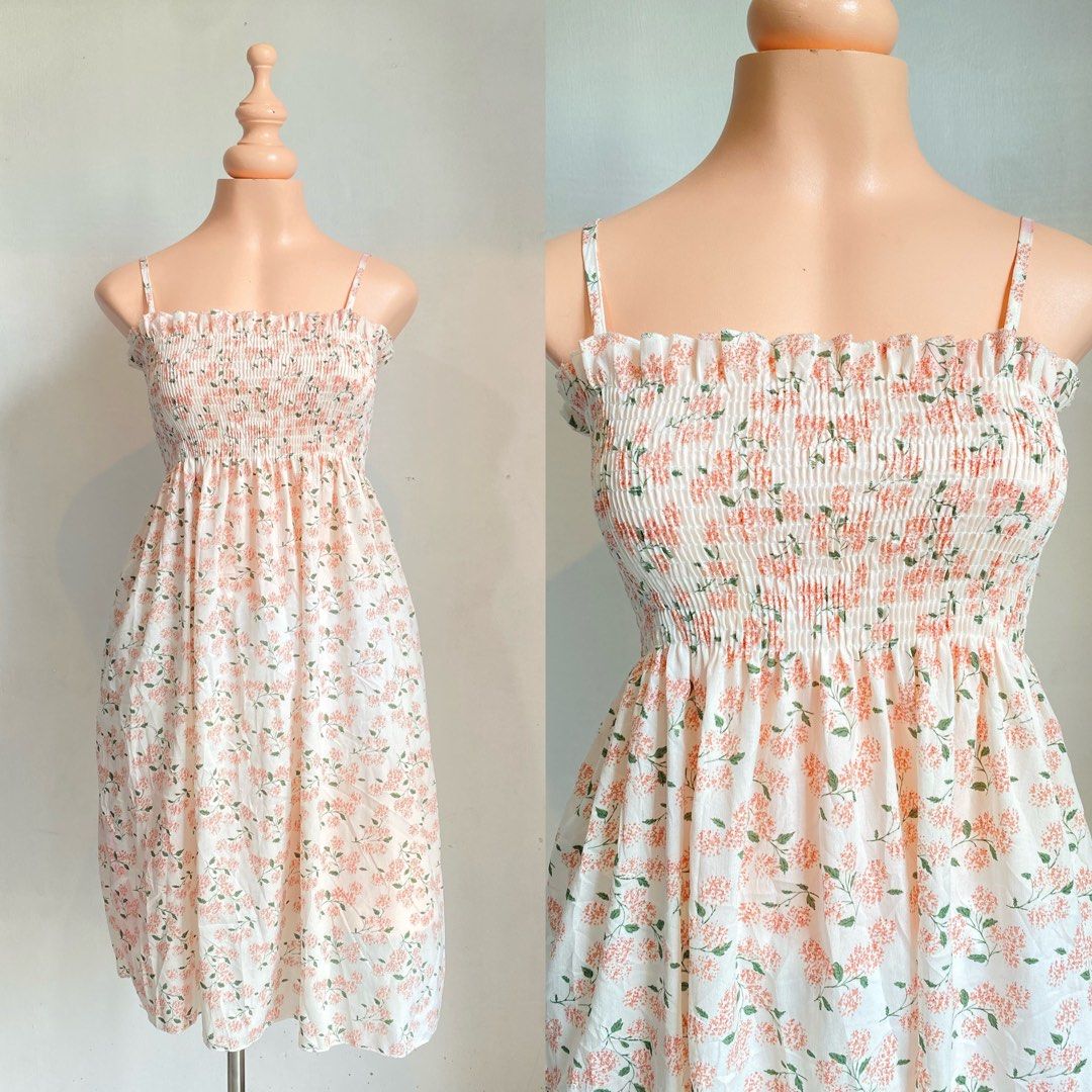 womens smocked dress