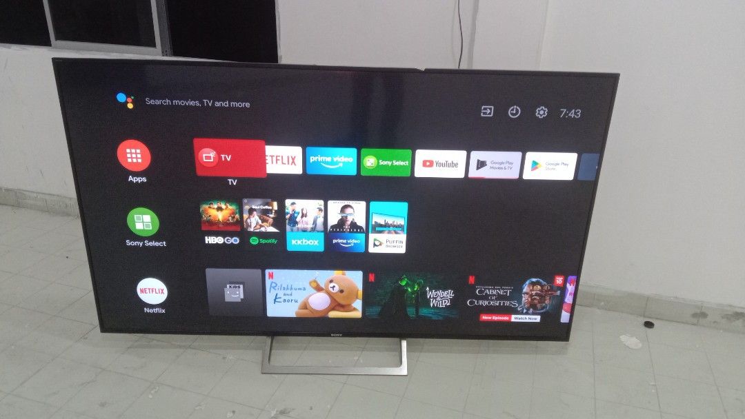 Sony 75 inch Android 4K UHD smart TV very good condition, TV & Home ...