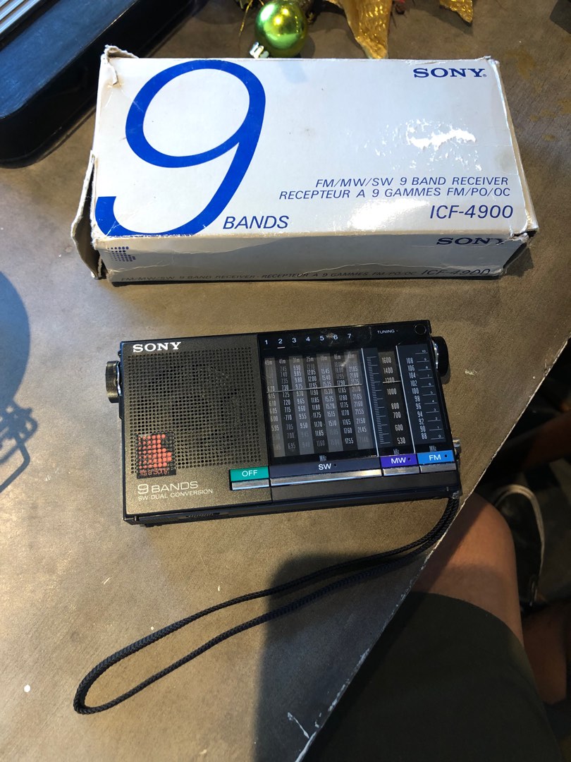 Sony ICF 4900 Portable Radio, Electronics, Audio on Carousell