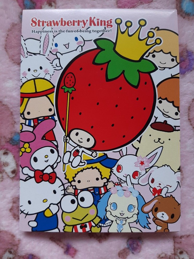 Strawberry King Memo Pad Sanrio, Hobbies & Toys, Stationary & Craft