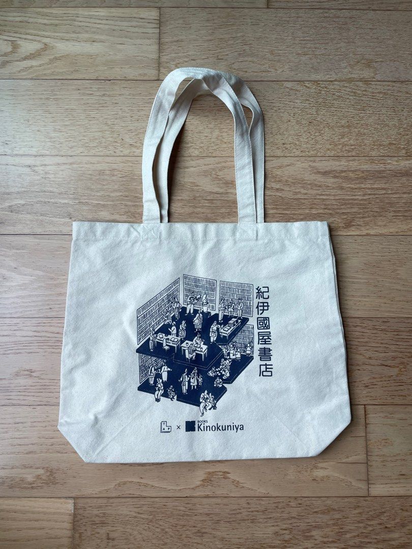 TAP x Kinokuniya Canvas Tote Bag, Women's Fashion, Bags & Wallets, Tote