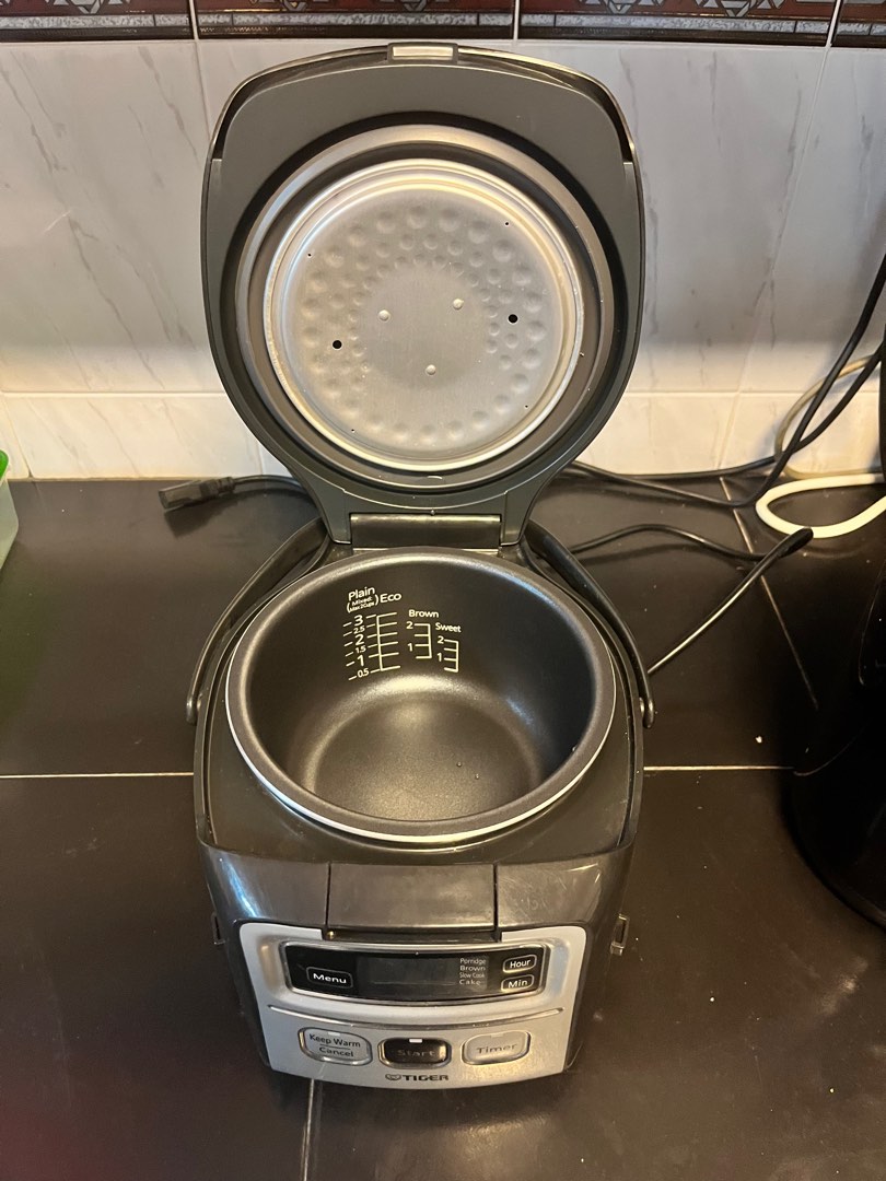 Tiger Rice Cooker, 3 cup 0.55l, TV & Home Appliances, Kitchen
