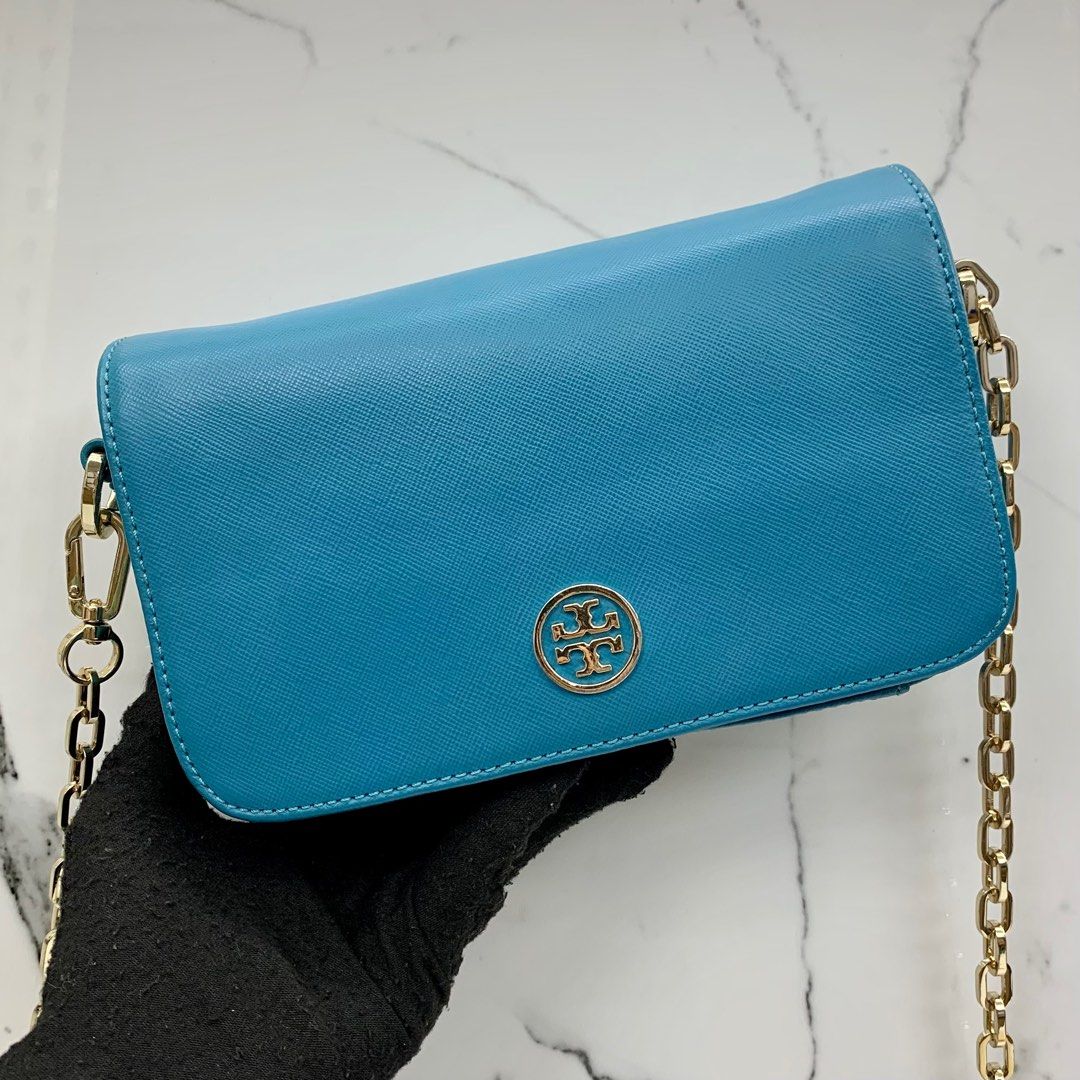 Tory burch turquoise bag sale
