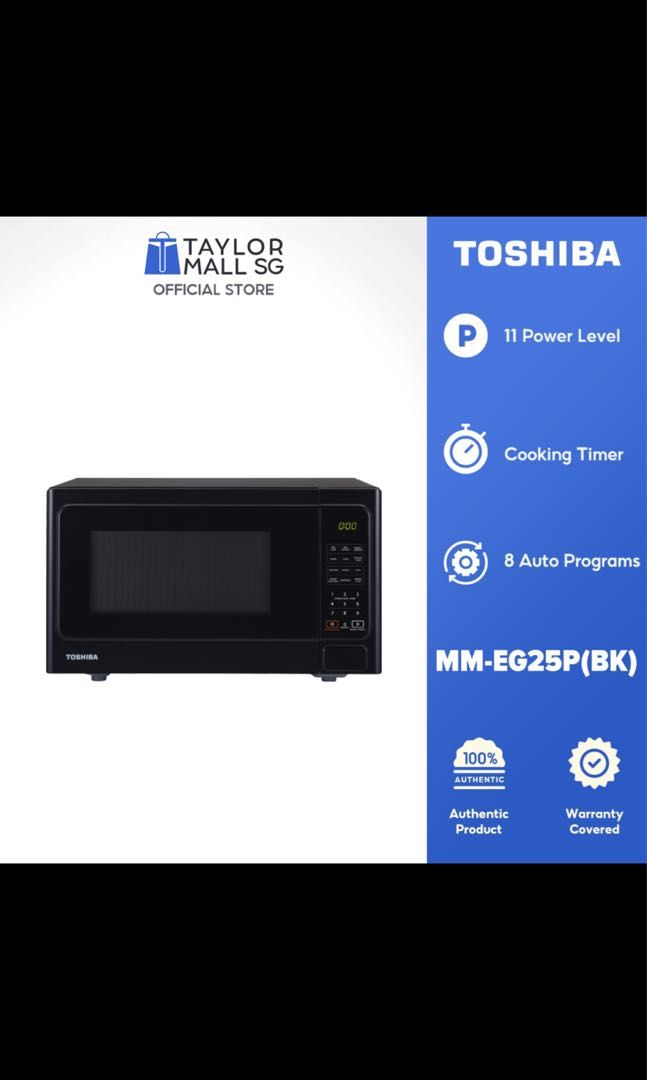 Toshiba microwave and grill 25L, TV & Home Appliances, Kitchen