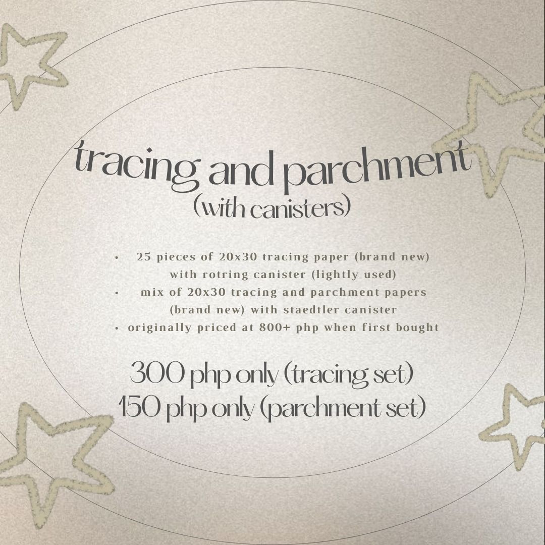 tracing and parchment papers, Hobbies & Toys, Stationary & Craft
