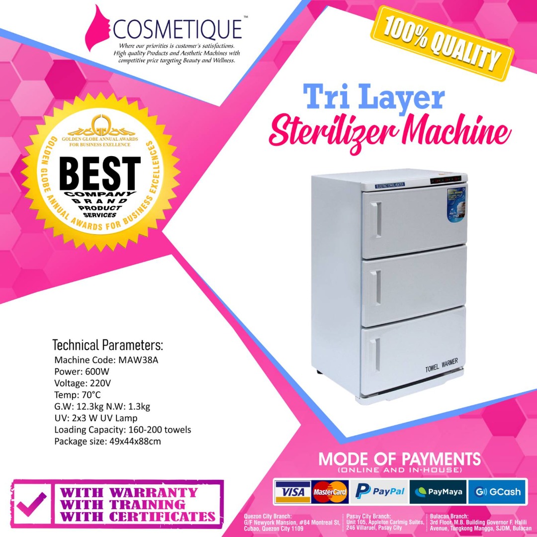Tri Layer Sterilizer Machine, Health & Nutrition, Medical Supplies ...