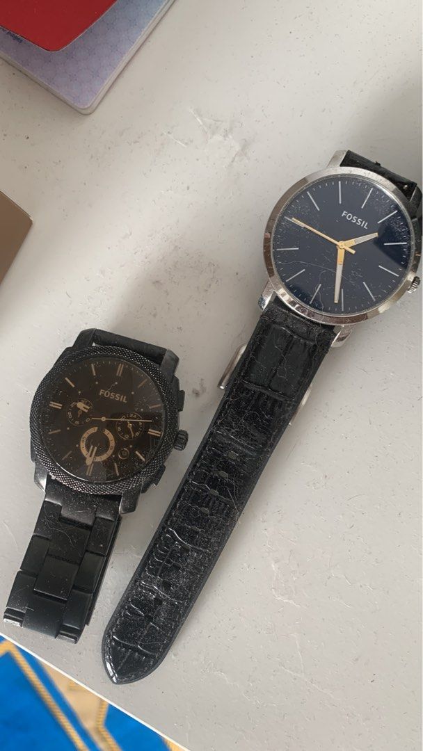 Two fossil watches to sell. Box included Men s Fashion Watches
