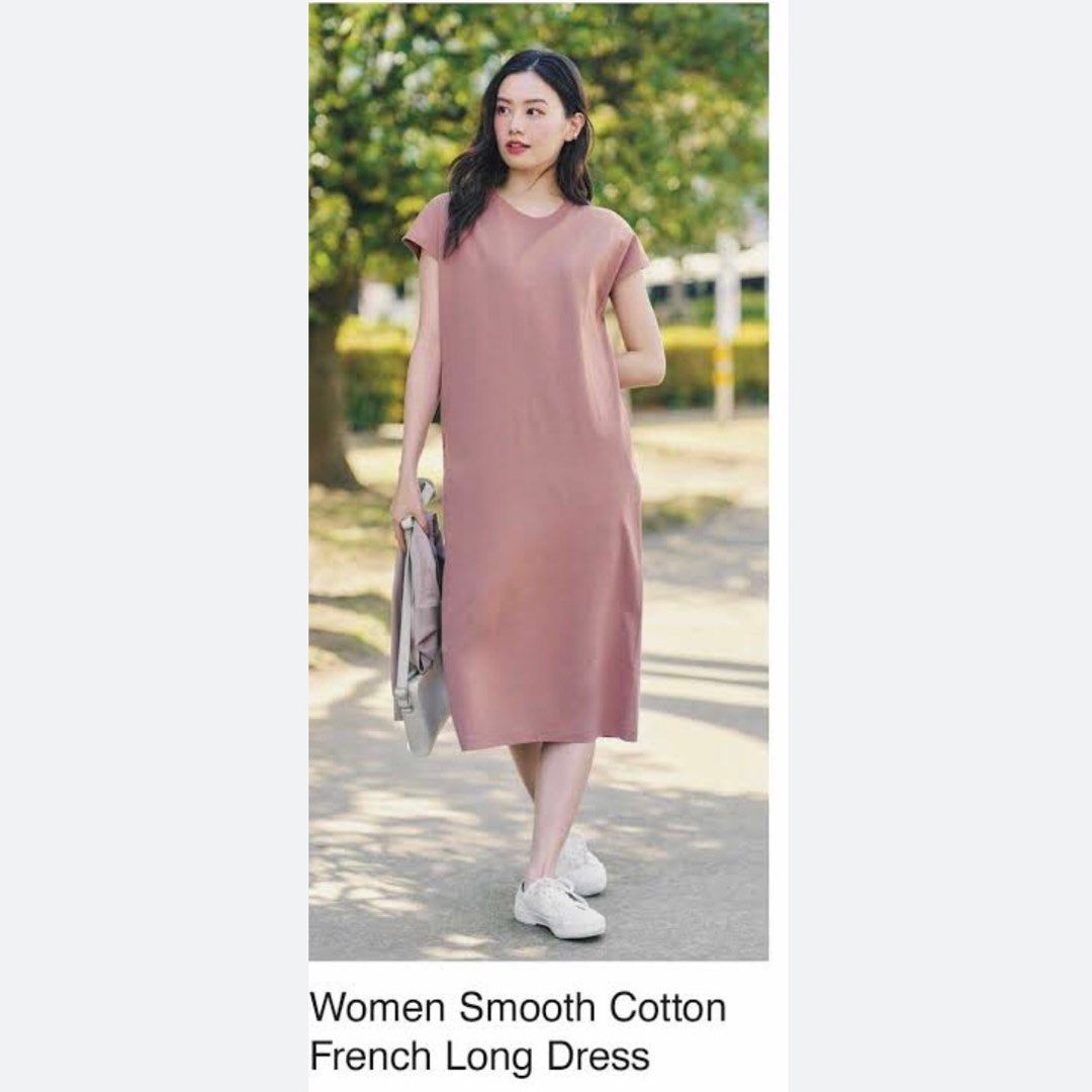 Uniqlo mercerized discount french sleeve dress