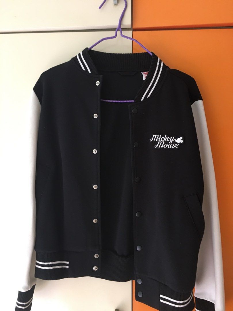 Uniqlo varsity jacket, Women's Fashion, Coats, Jackets and Outerwear on