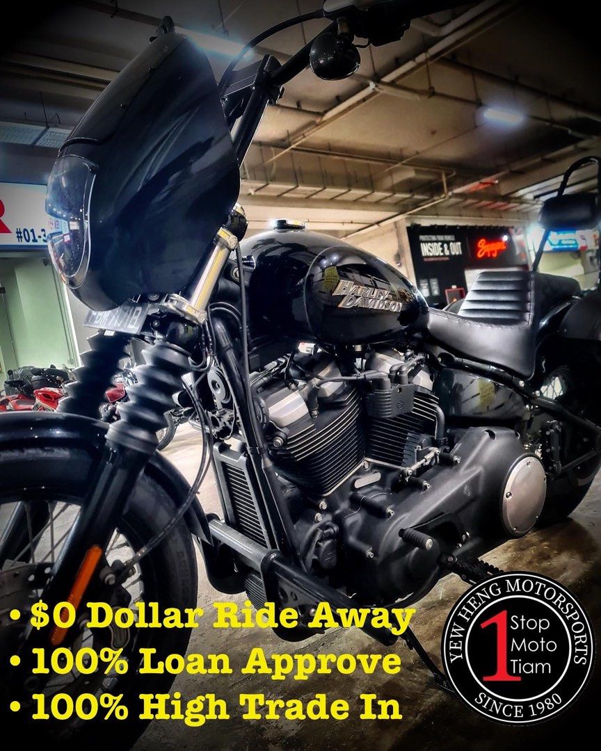 Used Harley Davidson Street Bob 107 Stage 2 Consignment, Motorcycles