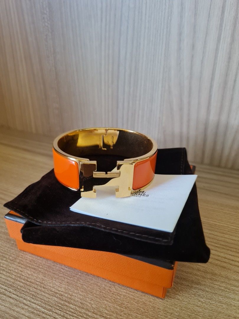 Used hermes clic clac cheap bracelet