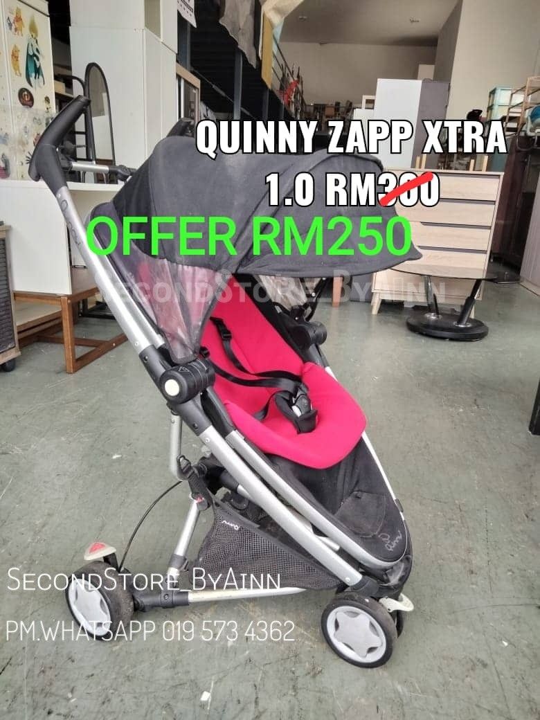 USED QUINNY ZAPP XTRA FREE RED INFANT INSERT Babies Kids Going