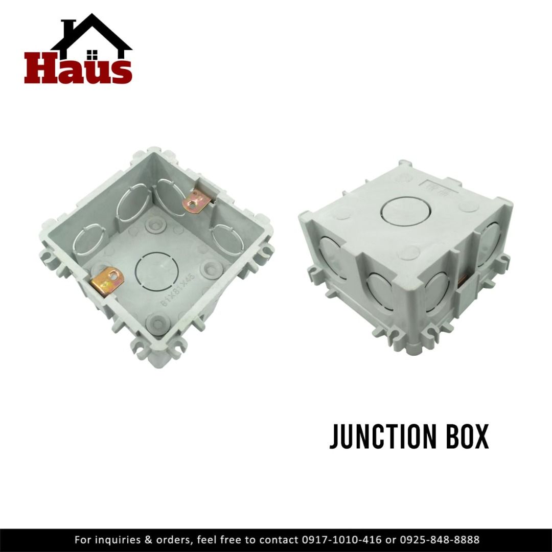 Utility box / Junction box 81 x 81 x 45mm, TV & Home Appliances,  Electrical, Adaptors & Sockets on Carousell