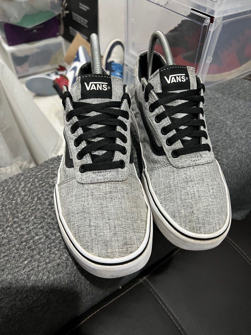Vans old top skool grey uk