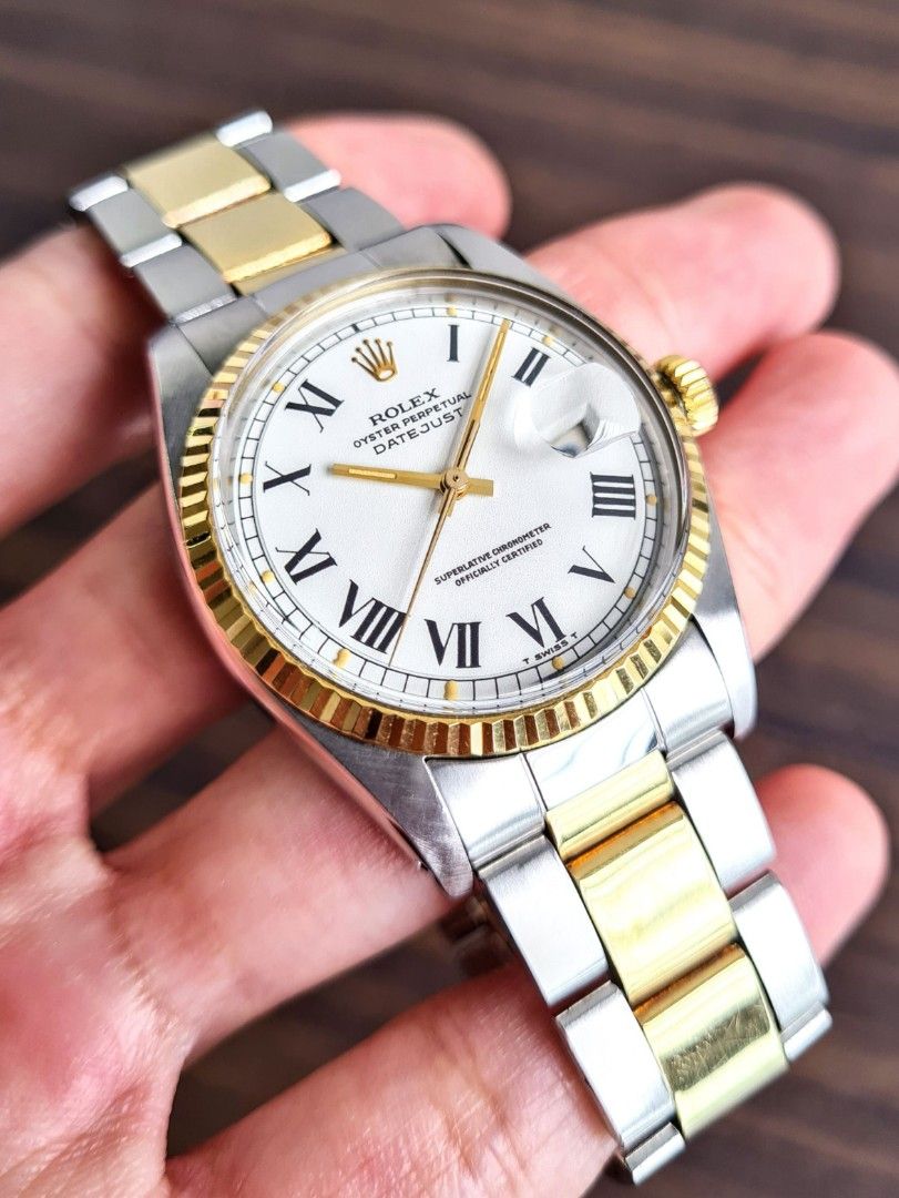 Rolex classic oyster two tone price sale