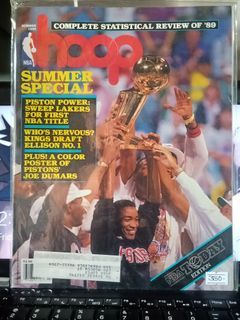 VINTAGE 1989 NBA HOOP MAGAZINE