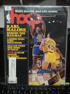 VINTAGE 1991 NBA HOOP MAGAZINE