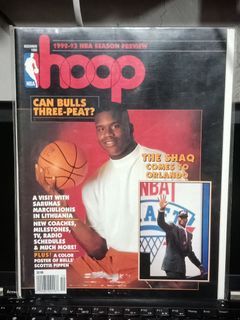 VINTAGE 1992 NBA HOOP  MAGAZINE