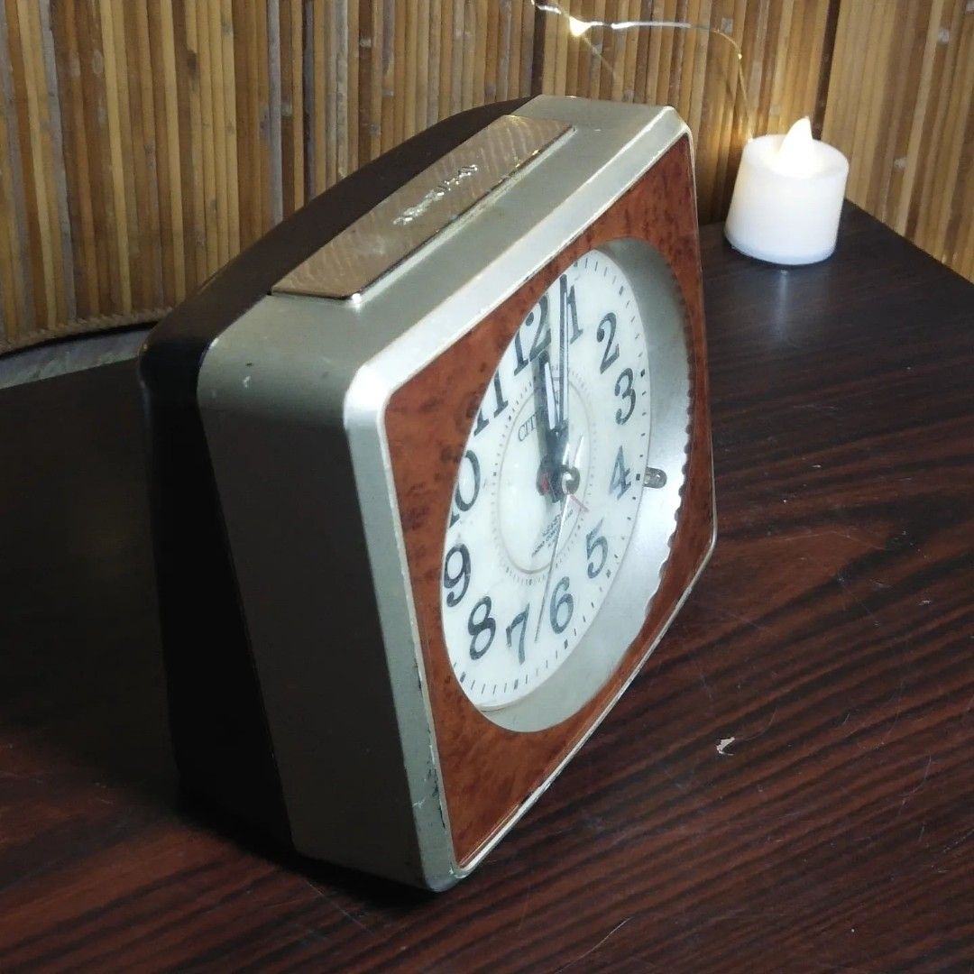 Vintage Citizen Alarm Clock, Furniture & Home Living, Home Decor