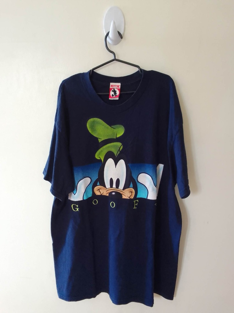 Vintage] Mickey Inc. Navy Blue T-Shirt - Goofy Box Logo Design