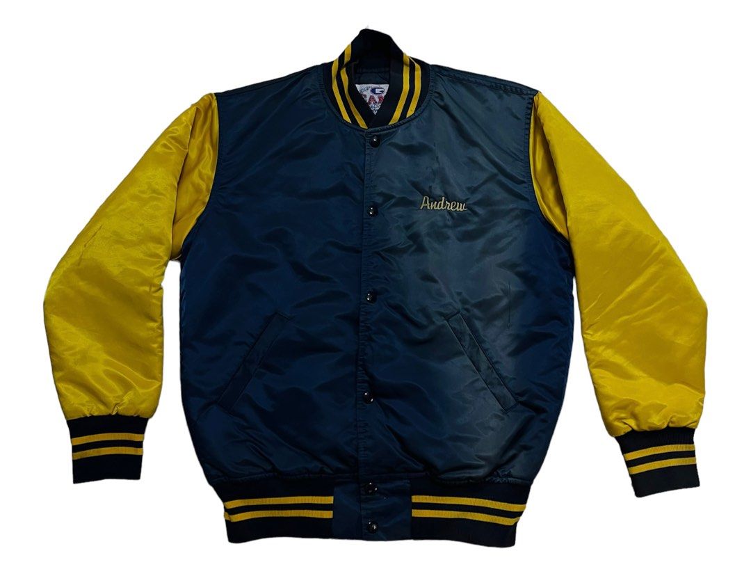 VINTAGE VARSITY JACKET AMERICAN FOOTBALL USA Men s Fashion Coats Jackets and Outerwear on Carousell