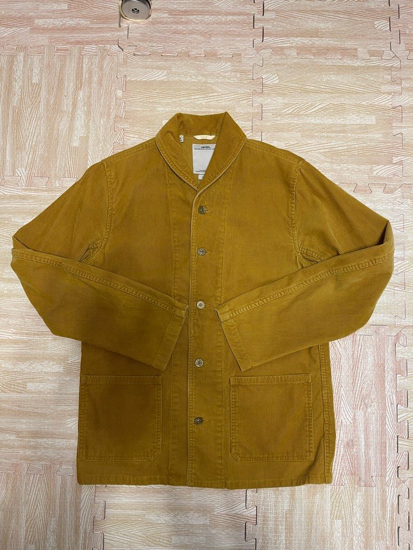 visvim artifact coverall mustard, 名牌, 服裝- Carousell