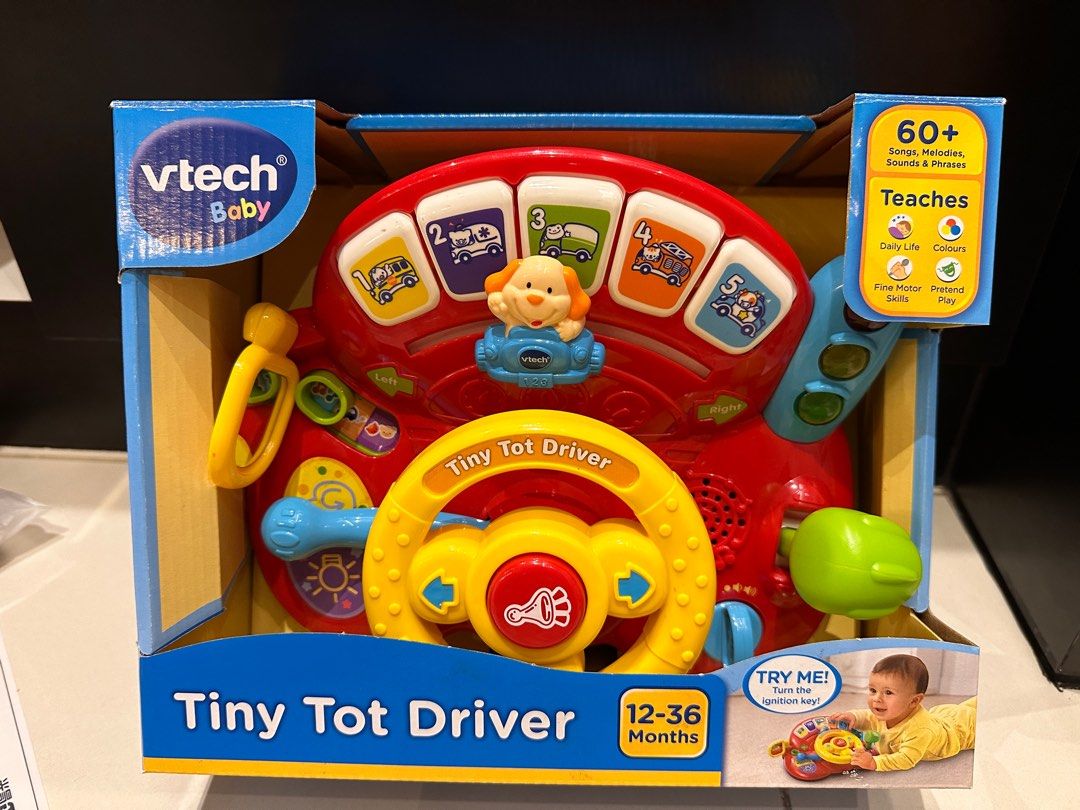 VTECH Tiny Tot Driver toys for boys early learning sensory Babies