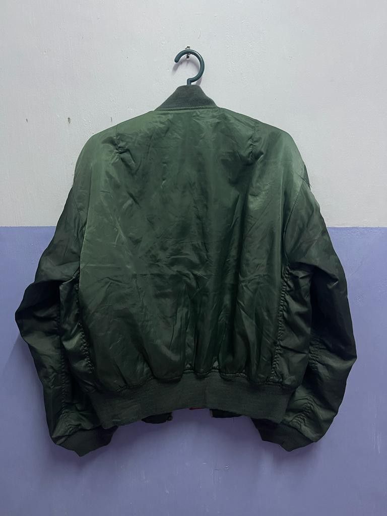 Vtg flyers man intermediate MA 1 bomber jacket zip ideal Men s Fashion Coats Jackets and Outerwear on Carousell