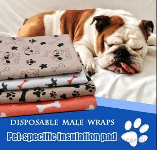 🐾 Washable waterproof extra absorbent reusable pet pee and saliva mat range from $5.90-13.90-15.90, have 70*80cm and 80*90cm