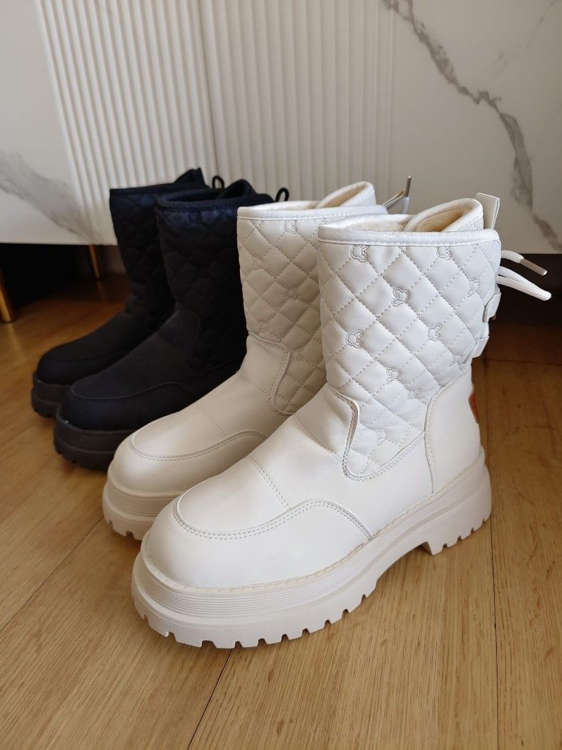Winter Boots For Women With Fleece And Water Proof