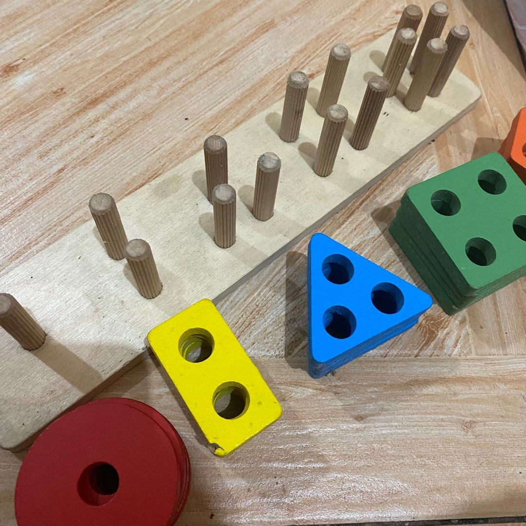 Wooden shape sorter, Hobbies & Toys, Toys & Games on Carousell