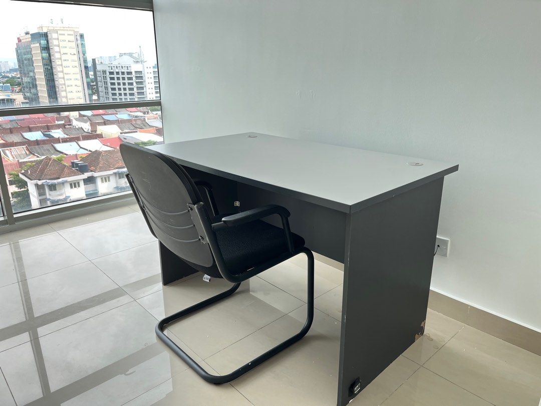 Working/Study Desk & Chair, Furniture & Home Living, Furniture, Tables & Sets on Carousell