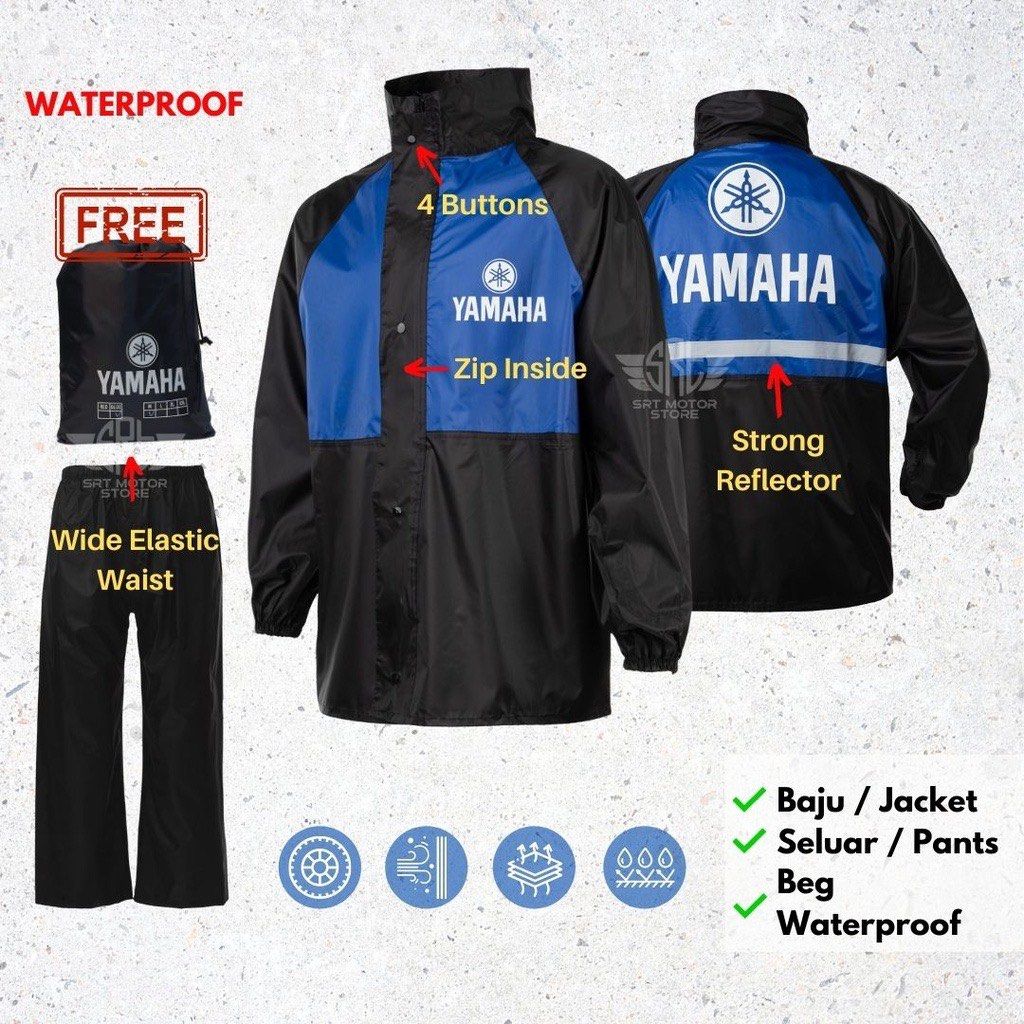 Yamaha raincoat new arrivals