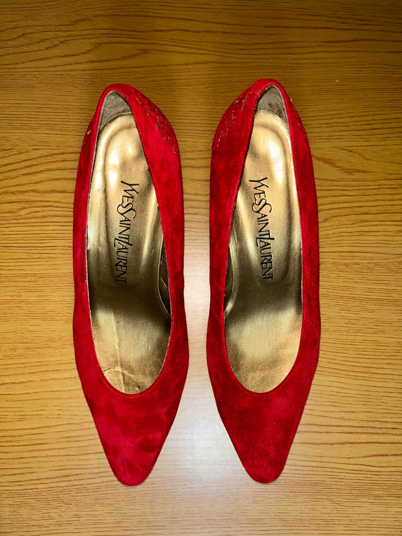 YSL closed shoes, Women's Fashion, Footwear, Heels on Carousell