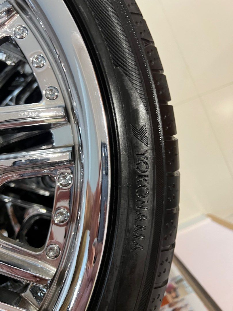 20 inch Rim with Japan Tyres, Car Accessories, Tyres & Rims on Carousell