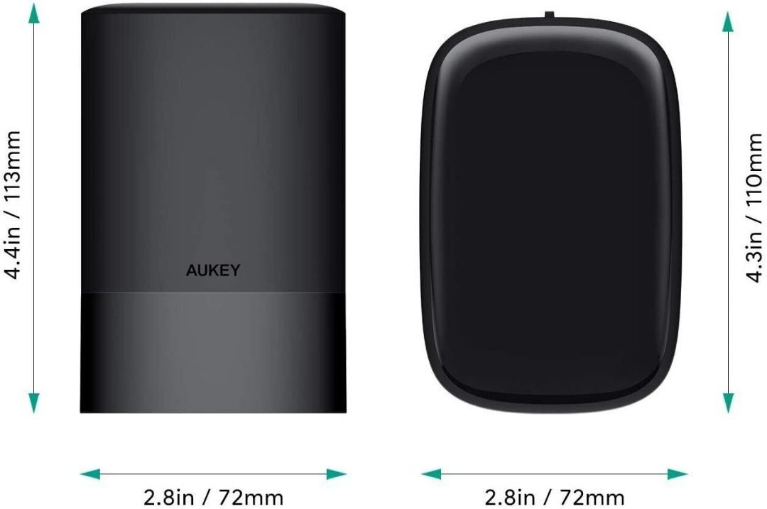 [3348] AUKEY 2in1 Wireless Transmitter and Receiver, Audio, Portable