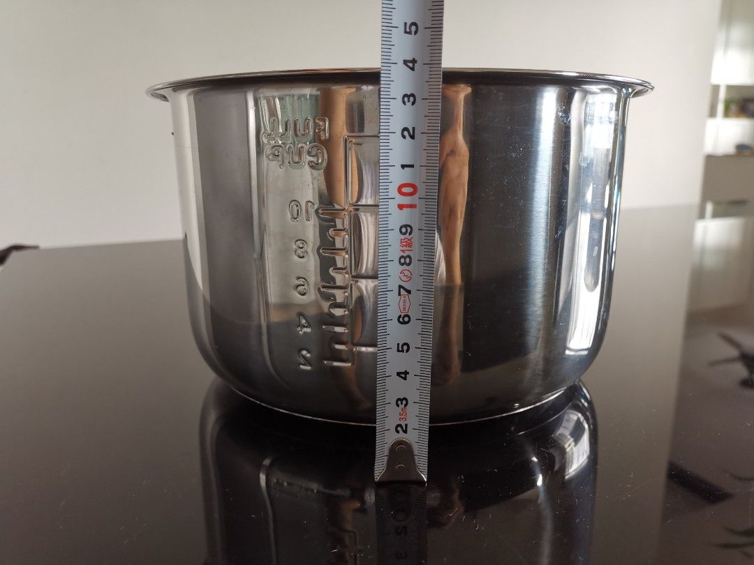 5l Stainless Steel Rice Pressure Cooker Inner Pot, TV & Home Appliances ...